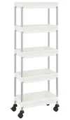 Wózki kuchenne - 5 Poziomowy Biały Wózek Kuchenny T2-D70 - miniaturka - grafika 1