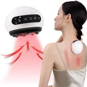 Masażery - Inteligentne urządzenie do terapii bańką Gua Sha elektryczna bańka masażer led - miniaturka - grafika 1