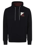 Bluzy męskie - Tom Tailor Męska bluza nierozpinana Mężczyźni Bawełna niebieski jednolity, S - miniaturka - grafika 1