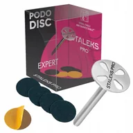 Ozdoby do paznokci - Staleks PRO PODODisk Base tarcza XS 10mm + Zestaw wymiennych nakładek #180, 5 szt. - miniaturka - grafika 1