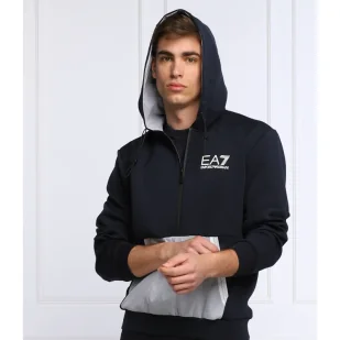 EA7 Bluza | Regular Fit - Bluzy męskie - miniaturka - grafika 1