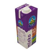 Mleko - Łowicz Mleko UHT bez laktozy 3,2% 1L - miniaturka - grafika 1