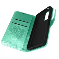 Etui i futerały do telefonów - Etui Folio Samsung Galaxy A53 5G Video Support Drzewo Mandali Forcell Zielone - miniaturka - grafika 1