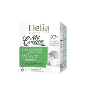 Delia My Cream Baza do kremu Masło Shea Medium 40 ml - Kremy do twarzy - miniaturka - grafika 1