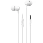 Słuchawki - USAMS EP-47 3.5mm biały/white 1,2m HSEP4702 (US-SJ594) - miniaturka - grafika 1