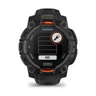 Smartwatch - Garmin Instinct 3 Solar 45 mm Czarny - miniaturka - grafika 1