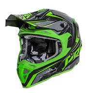 Kaski motocyklowe - PREMIER CASCO EXIGE QX7 Zielony/CZARNY,L - miniaturka - grafika 1