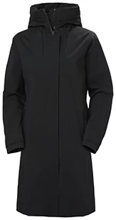 Helly Hansen Wiktoria, wiosenny płaszcz przeciwdeszczowy, 990 czarny, XS - Kurtki damskie - miniaturka - grafika 1