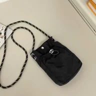 Inne - TEMU Męska codzienna nylonowa torba na ramię, mini torba na ramię z portfelem na monety, pralna ręcznie, trwała mała torba kurierska - miniaturka - grafika 1