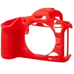 EasyCover osłona gumowa dla Canon EOS R5 MKII czerwona - Akcesoria fotograficzne - miniaturka - grafika 1