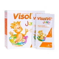 Witaminy i minerały - VISOLVIT JUNIOR ORANGE – 10 sasz. - miniaturka - grafika 1