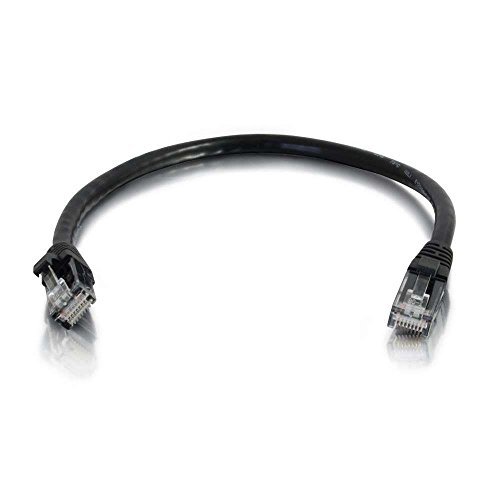 C2G 0,3 m Cat5e Booted Unshielded (UTP) kabel sieciowy krosowy - czarny