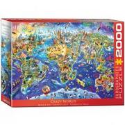 Puzzle - Puzzle 2000 Szalony świat - miniaturka - grafika 1