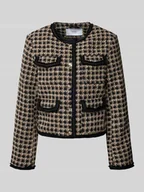 Marynarki i żakiety damskie - Kurtka o kroju slim fit z efektem bouclé model ‘VISMO’ - miniaturka - grafika 1