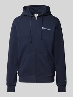 Bluza rozpinana z wyhaftowanym logo - Koszulki męskie - miniaturka - grafika 1