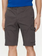 Spodenki męskie - Tommy Hilfiger Szorty materiałowe John Cargo 1985 MW0MW31244 Szary Regular Fit - miniaturka - grafika 1