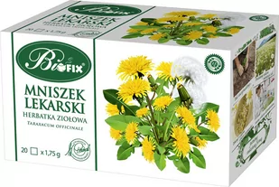 BIFIX BI FIX mniszek lekarski herbatka ziołowa 20 sasz - Śmietanki i dodatki do kawy - miniaturka - grafika 1