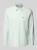 Koszule męskie - Koszula casualowa o kroju regular fit z naszywką z logo - miniaturka - grafika 1