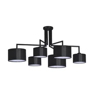 Lampy sufitowe - Kaja ALFRED OLSZEWSKI Żyrandol K-4321 z serii SIMONE BLACK - miniaturka - grafika 1