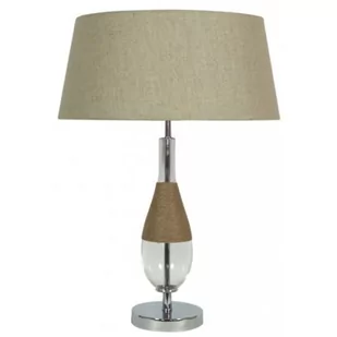 Candellux klasyczna Lampa stołowa OPRAWA abażurowa na biurko ECO 41-21489 sznure - Lampy stojące - miniaturka - grafika 1