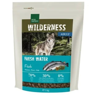 REAL NATURE WILDERNESS Fresh Water Adult z rybą 1 kg - Sucha karma dla psów - miniaturka - grafika 1