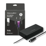 Zasilacze do laptopów - Qoltec Zasilacz do HP 150W 19.5V 7.7A 7.4*5.0 + pin + kabel zasilający 51729 51729 - miniaturka - grafika 1