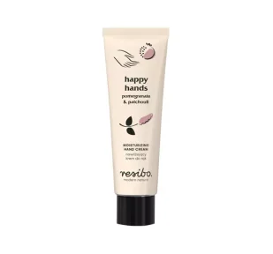 Resibo Resibo Happy Hands nawilżający krem do rąk granat i paczula 50 ml - Kremy i maski do rąk - miniaturka - grafika 1
