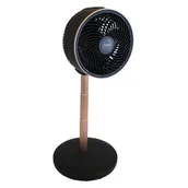 Wentylatory - GERMINA DER ELECTRIKER Wentylator podłogowy 75cm 50W czarny/złoty - miniaturka - grafika 1