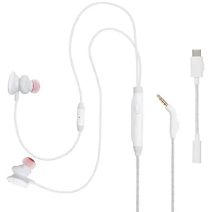 JBL Quantum 50C Białe - Słuchawki - miniaturka - grafika 1