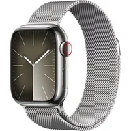 Smartwatch - Apple Watch 9 GPS + Cellular 41mm Stal Srebrny - miniaturka - grafika 1
