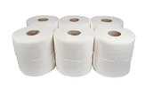 Papier toaletowy - PAPIER TOALETOWY JUMBO BIAŁY CELULOZA 2 WARSTWY 12 ROLEK x 105M / MB SERVICE - miniaturka - grafika 1