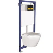 Stelaże i zestawy podtynkowe do WC - LAVEO Akan i Desna - zestaw podtynkowy, stelaż, miska i przycisk - miniaturka - grafika 1