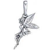 Wisiorki - CHARMS WRÓŻKA srebro pr 925 zawieszka koralik - miniaturka - grafika 1