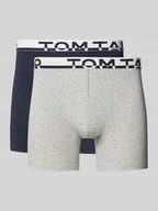 Majtki męskie - Obcisłe bokserki o kroju slim fit z napisem z logo w pasie - miniaturka - grafika 1