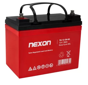 Akumulator żelowy Nexon 38-12 (12V 38Ah) - Baterie do zasilaczy awaryjnych UPS - miniaturka - grafika 1