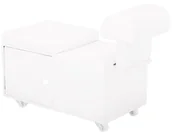 Szafki biurowe - Taboret Kosmetyczny Pufa Pedicure Podnóżek - miniaturka - grafika 1