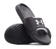 Klapki i japonki męskie - Klapki męskie UNDER ARMOUR Ignite Select czarne na basen plażę - miniaturka - grafika 1