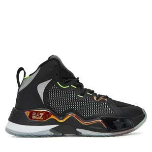 Sneakersy EA7 Emporio Armani X8Z060 XK447 D142 Czarny - Sneakersy męskie - miniaturka - grafika 1