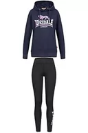 Bluzy damskie - Lonsdale Bluza damska Idover, granatowy/czarny., M - miniaturka - grafika 1