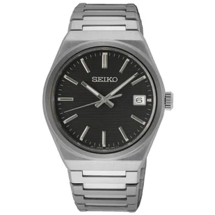 Zegarek Zegarek Męski Seiko SUR557P1 srebrny - Zegarki męskie - miniaturka - grafika 1
