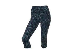 CRIVIT Legginsy funkcyjne 3/4 damskie z wysokim stanem (Petrol, S(36/38)) - Spodnie sportowe damskie - miniaturka - grafika 1