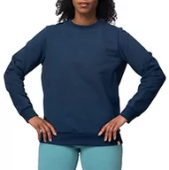 Bluzy damskie - greenjama Damska koszulka o miękkiej jakości dresowej, bluza z certyfikatem GOTS, Ultramaryna, 38 - miniaturka - grafika 1