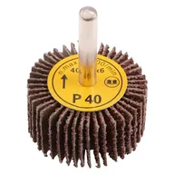 Narzędzia warsztatowe - Topex Grupa sp. z o.o. S.K. Ściernica listkowa trzpieniowa 40x20mm K40 55H754 - miniaturka - grafika 1