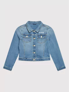 Kurtki i płaszcze dla chłopców - Guess Kurtka jeansowa J81L21 D4HB0 Niebieski Regular Fit - grafika 1