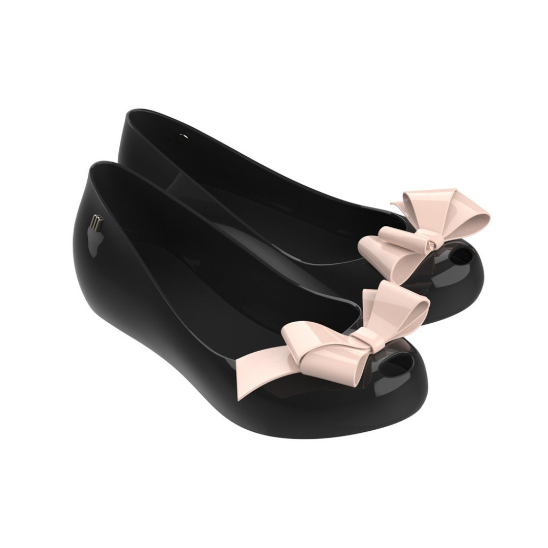 Melissa Ultragirl Classy AD Black/ Pink Baleriny Damskie Czarne 37