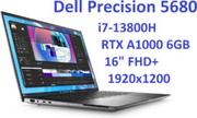 Laptopy - DELL Precision 5680 i7-13800H 32GB 2TB SSD 16" FHD+ 1920x1200 RTX A1000 6GB Win11Pro - miniaturka - grafika 1