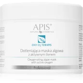 Maseczki do twarzy - Apis Oxy O2 Dotleniająca maska algowa 100g - miniaturka - grafika 1