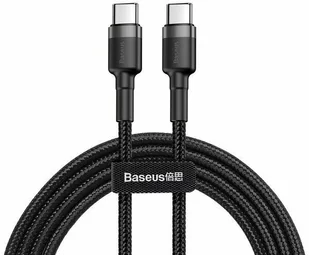 Baseus Kabel Cafule 2x USB-C QC 3A 1m PD red black CATKLF-G91 - Kable USB - miniaturka - grafika 22