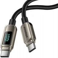 Kable USB - INNOSTYLE KABEL Z WYŚWIETLACZEM USB-C SZYBKIE ŁADOWANIE USB TYP C 100W 1M - miniaturka - grafika 1