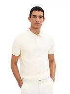 Koszulki męskie - TOM TAILOR Męska koszulka polo 1035564, 18592-Vintage, beżowa, XXL, 18592 – Vintage Beige, XXL - miniaturka - grafika 1
